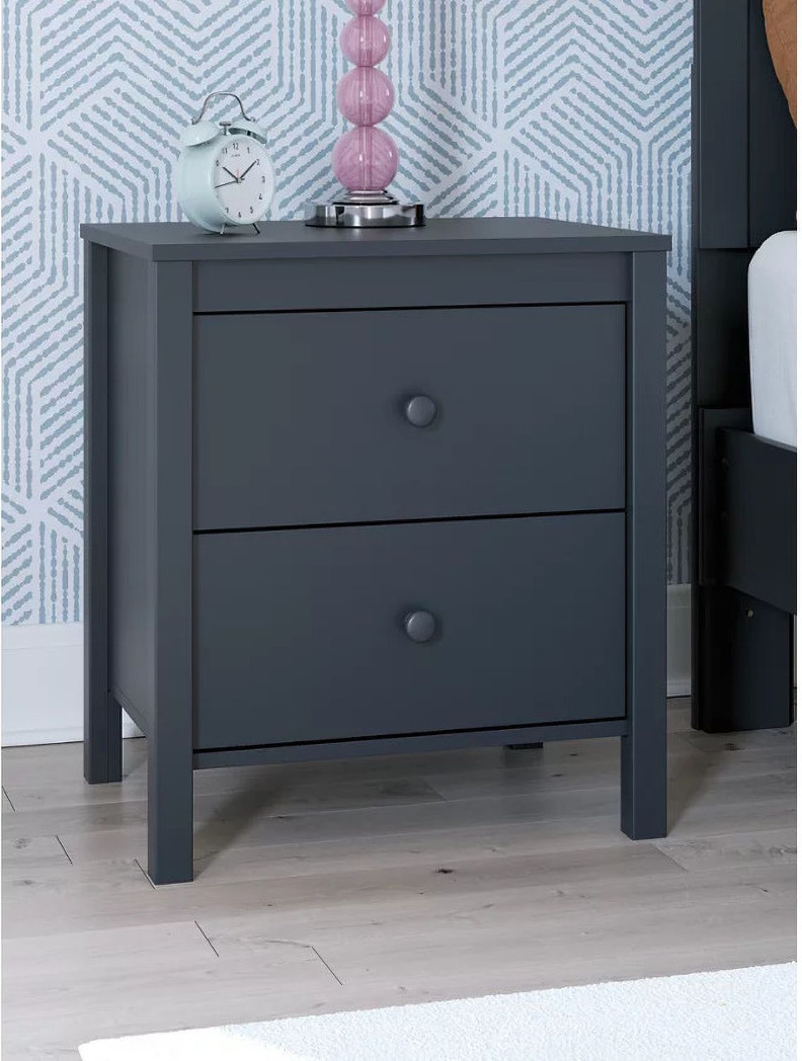 Simmenfort Nightstand In Navy Blue EB1528292