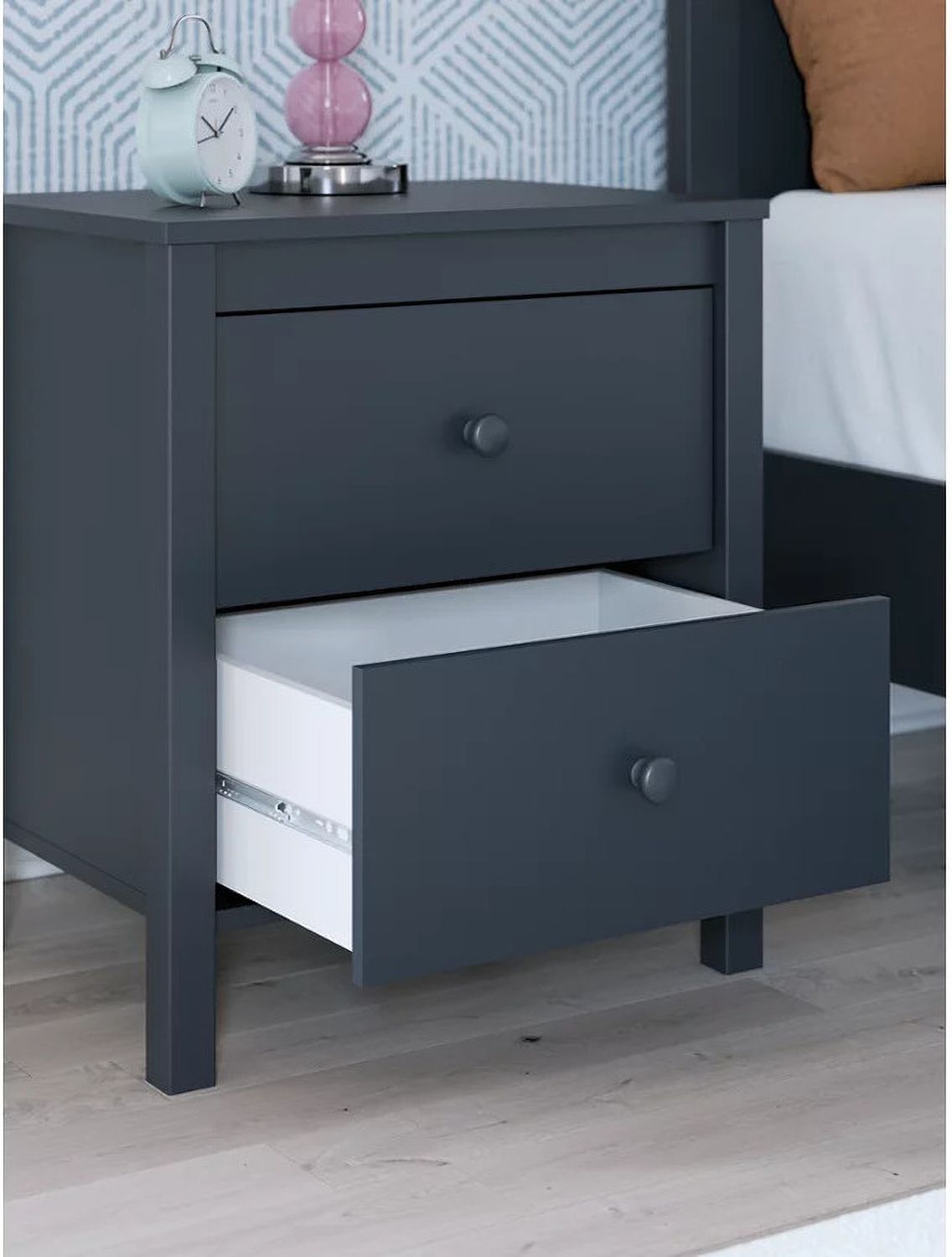 Simmenfort Nightstand In Navy Blue EB1528292