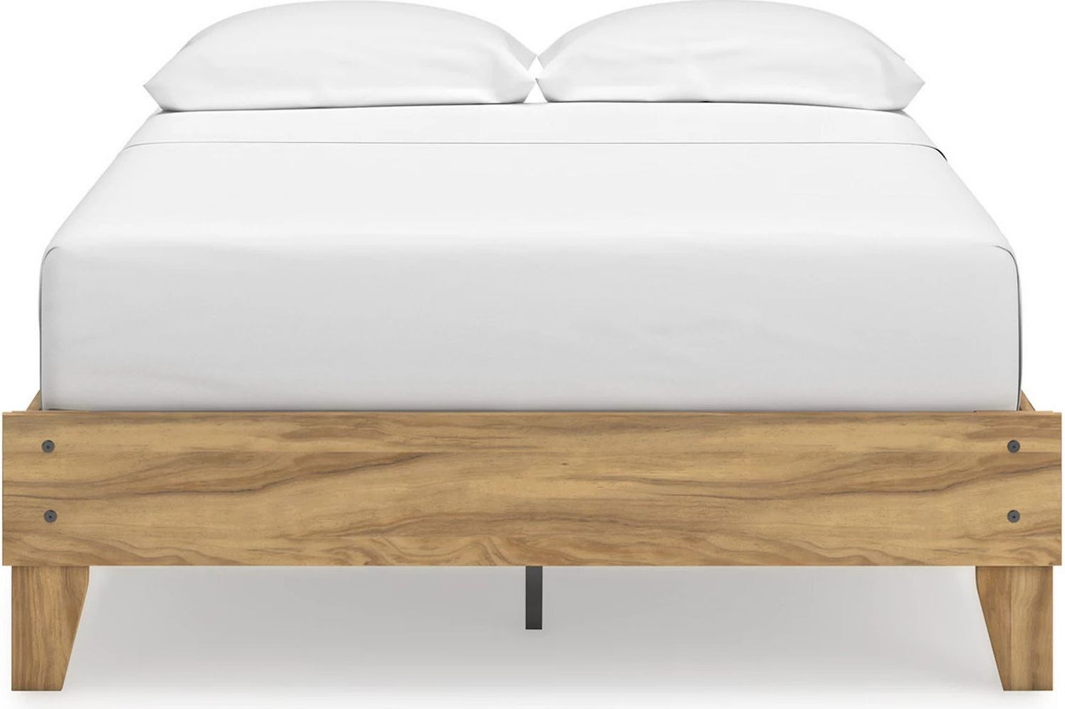 Bermacy Full Platform Bed In Light Brown EB1760112