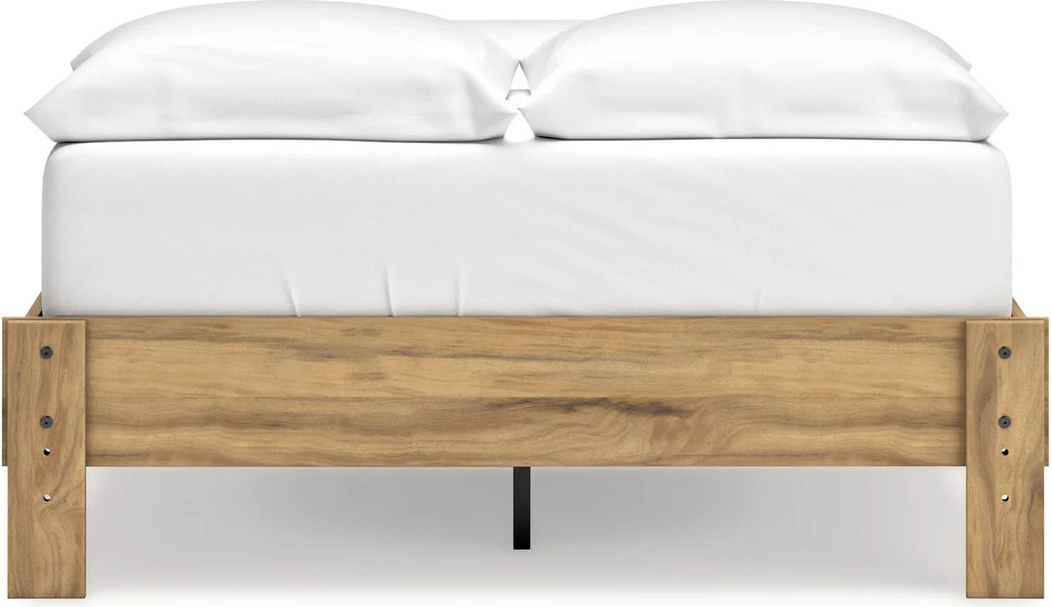 Bermacy Full Platform Bed In Light Brown EB1760112