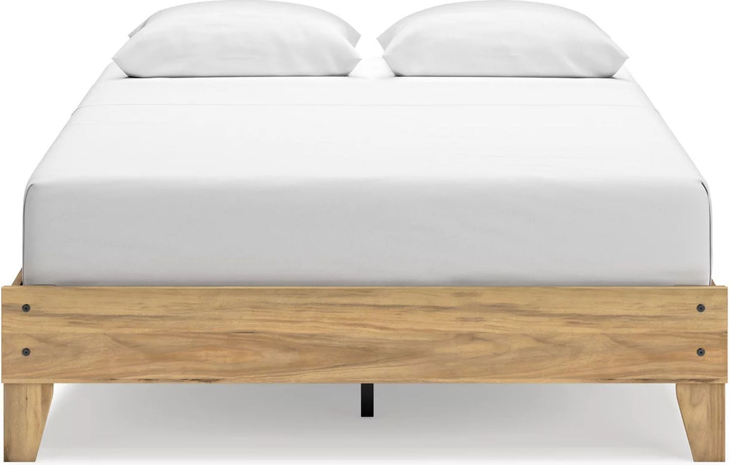 Bermacy Queen Platform Bed In Light Brown EB1760113