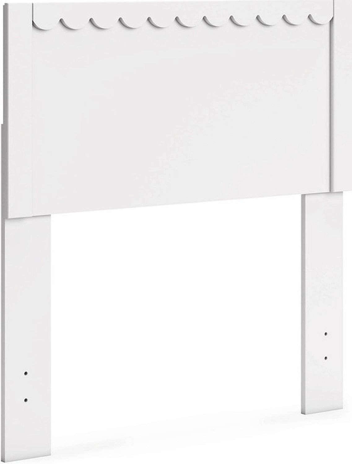 Hallityn Twin Panel Headboard In White EB1810155