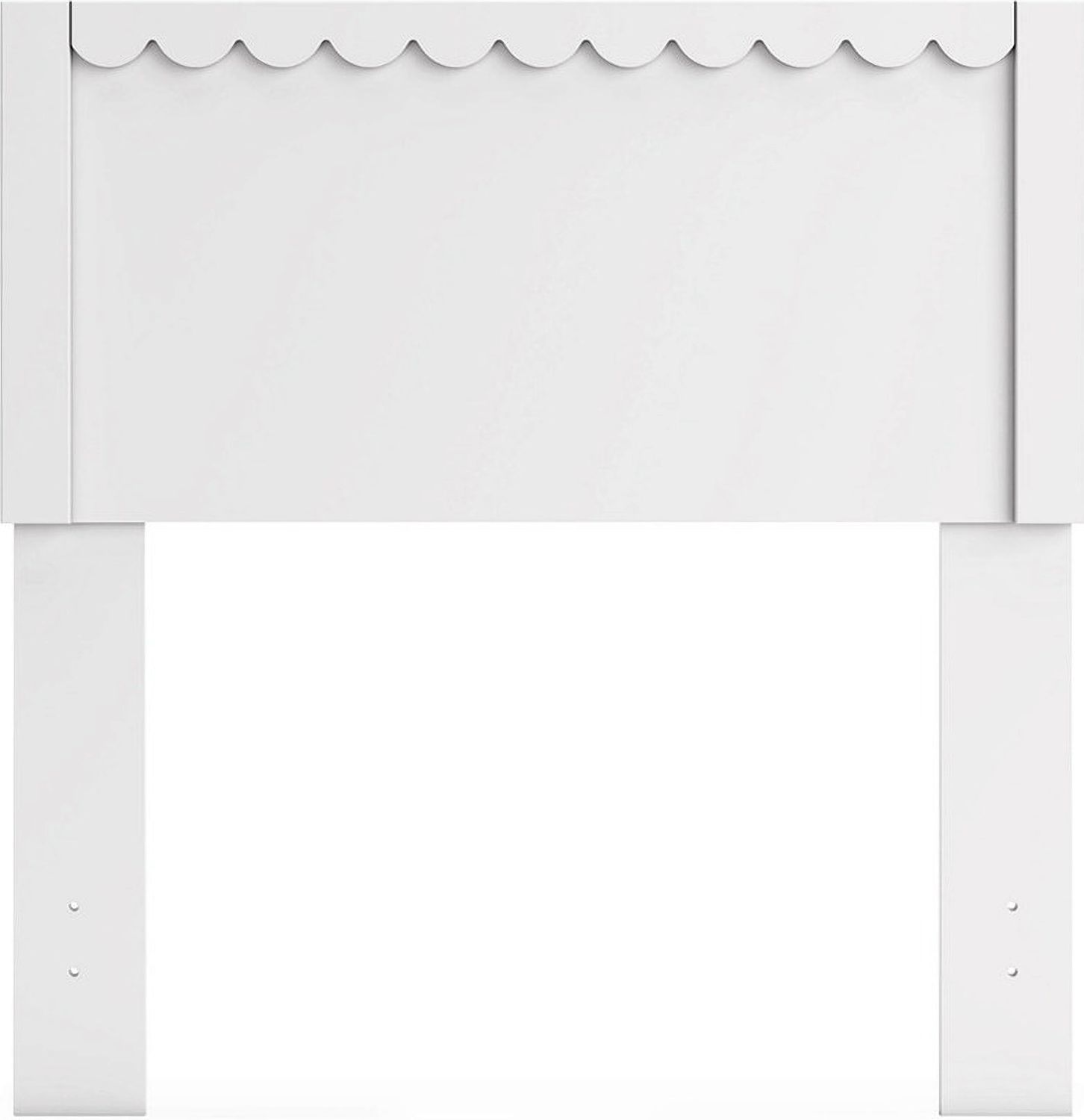 Hallityn Twin Panel Headboard In White EB1810155