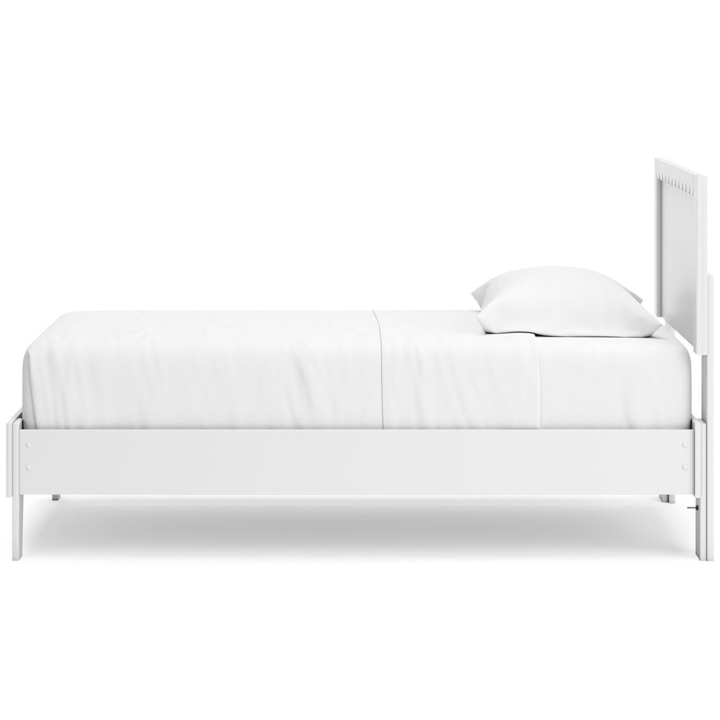 Hallityn Twin Panel Headboard In White EB1810155