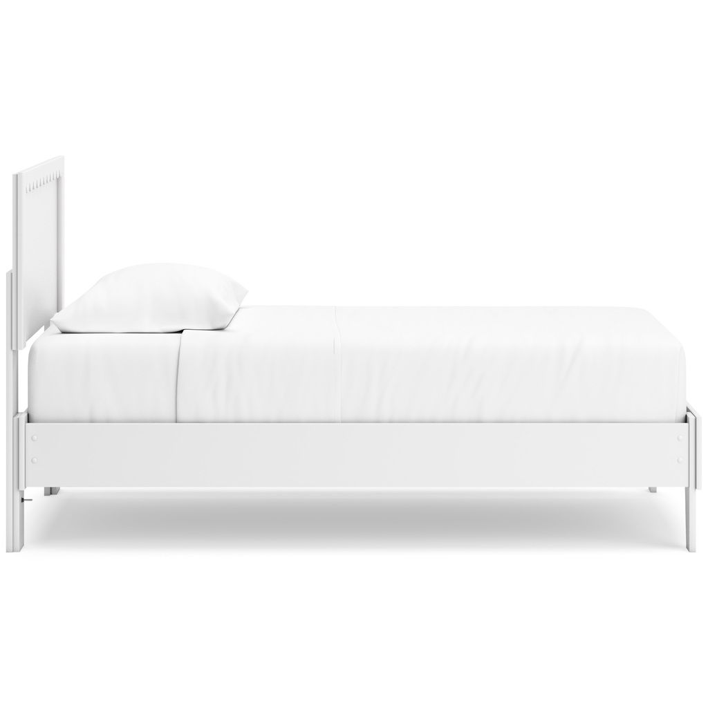 Hallityn Twin Panel Headboard In White EB1810155