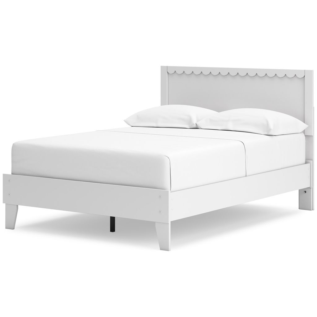 Hallityn Full Panel Headboard In White EB1810156