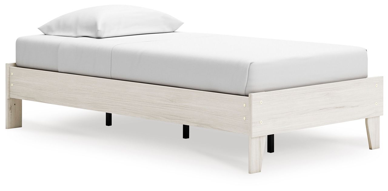 Socalle Light Natural Twin Platform Bed EB1864111