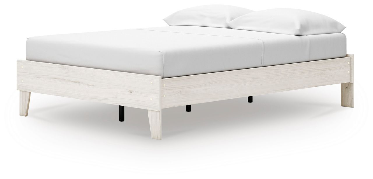 Socalle Light Natural Full Platform Bed EB1864112