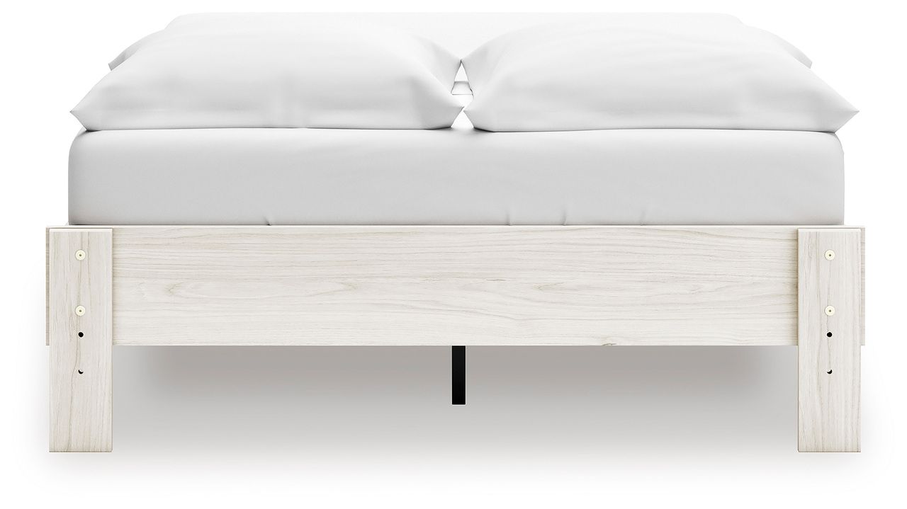 Socalle Light Natural Full Platform Bed EB1864112