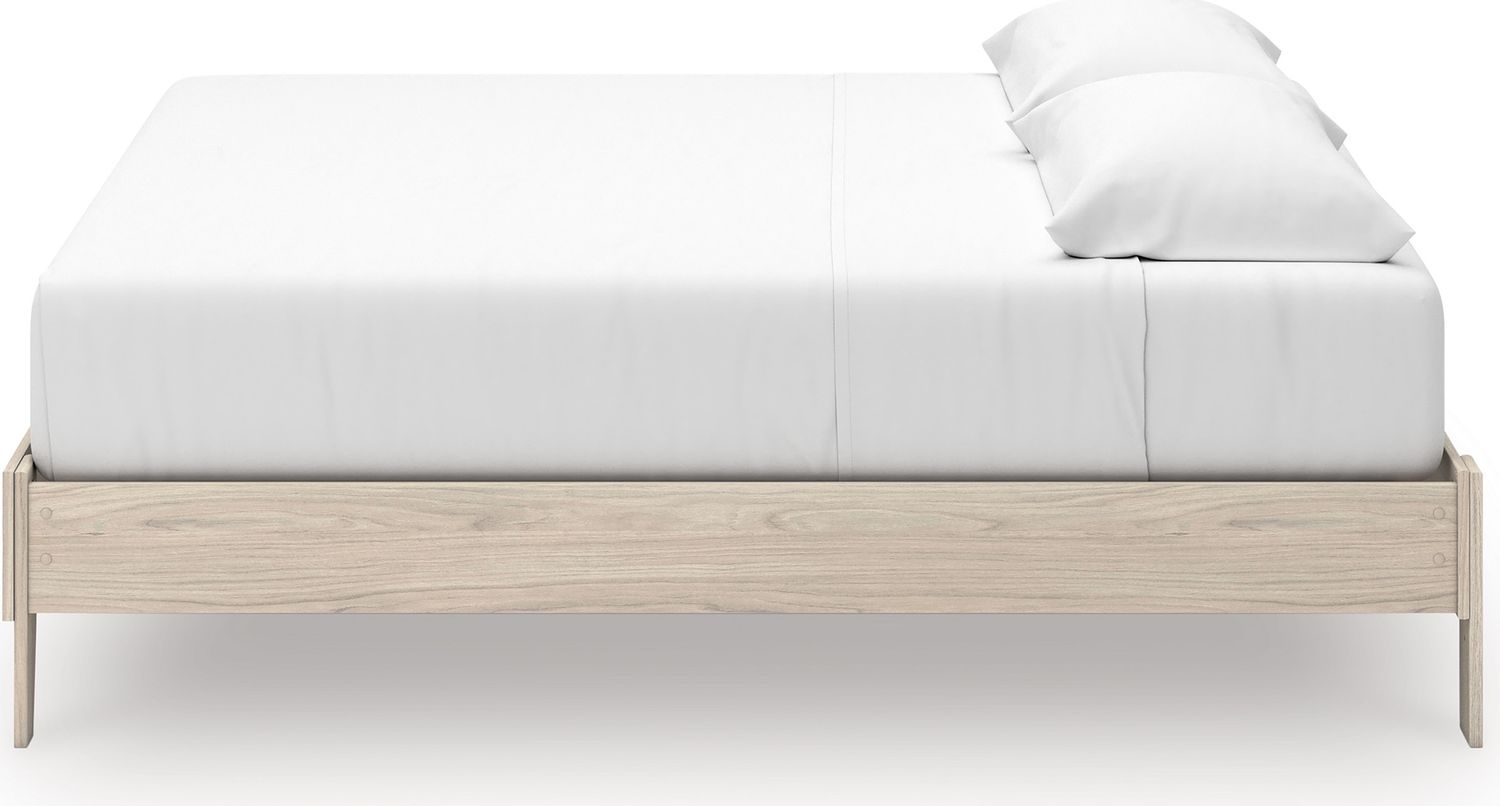 Socalle King Platform Bed In Light Natural EB1864114