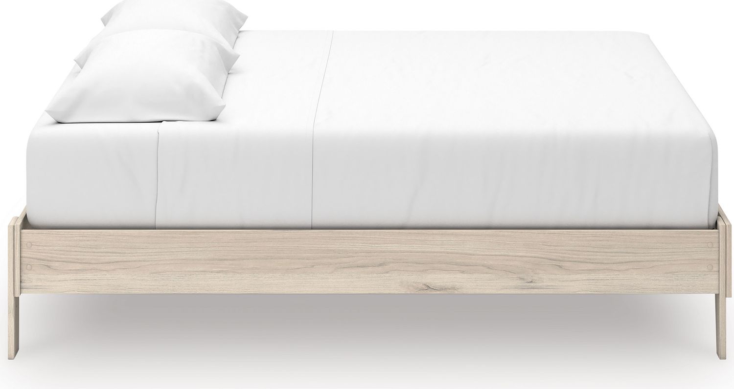 Socalle King Platform Bed In Light Natural EB1864114