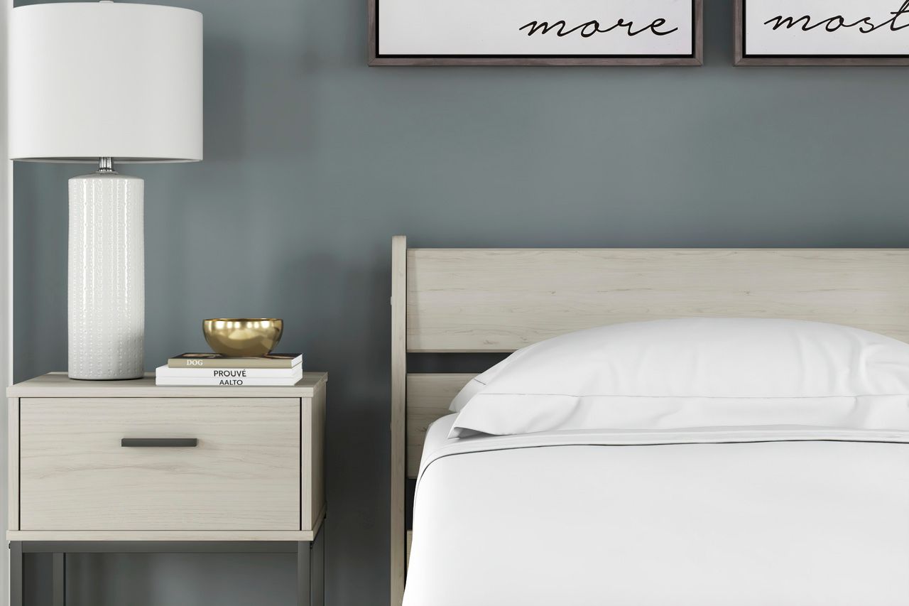 Socalle Light Natural Twin Panel Headboard Only EB1864155