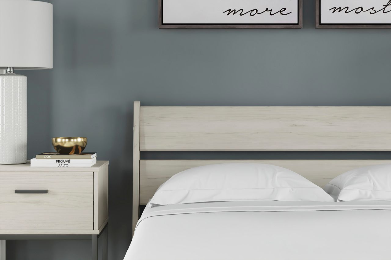 Socalle Light Natural Full Panel Headboard Only EB1864156