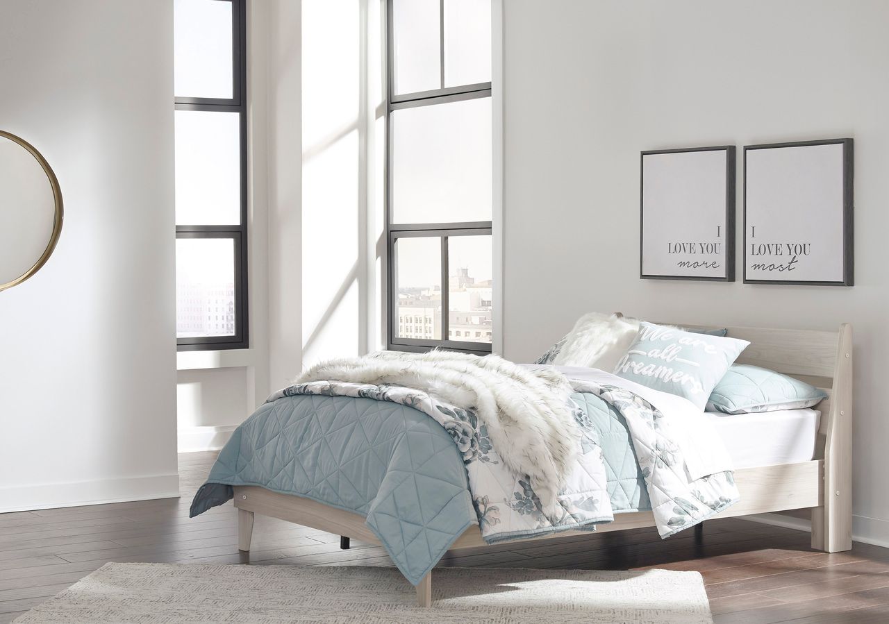 Socalle Light Natural Full Panel Headboard Only EB1864156