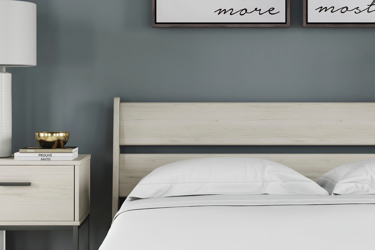 Socalle Light Natural Queen Panel Headboard Only EB1864157