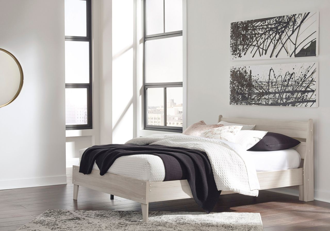 Socalle Light Natural Queen Panel Headboard Only EB1864157