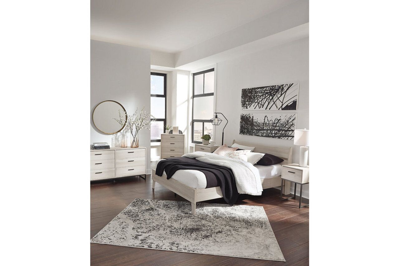 Socalle Natural Queen Platform Bed EB1864B1