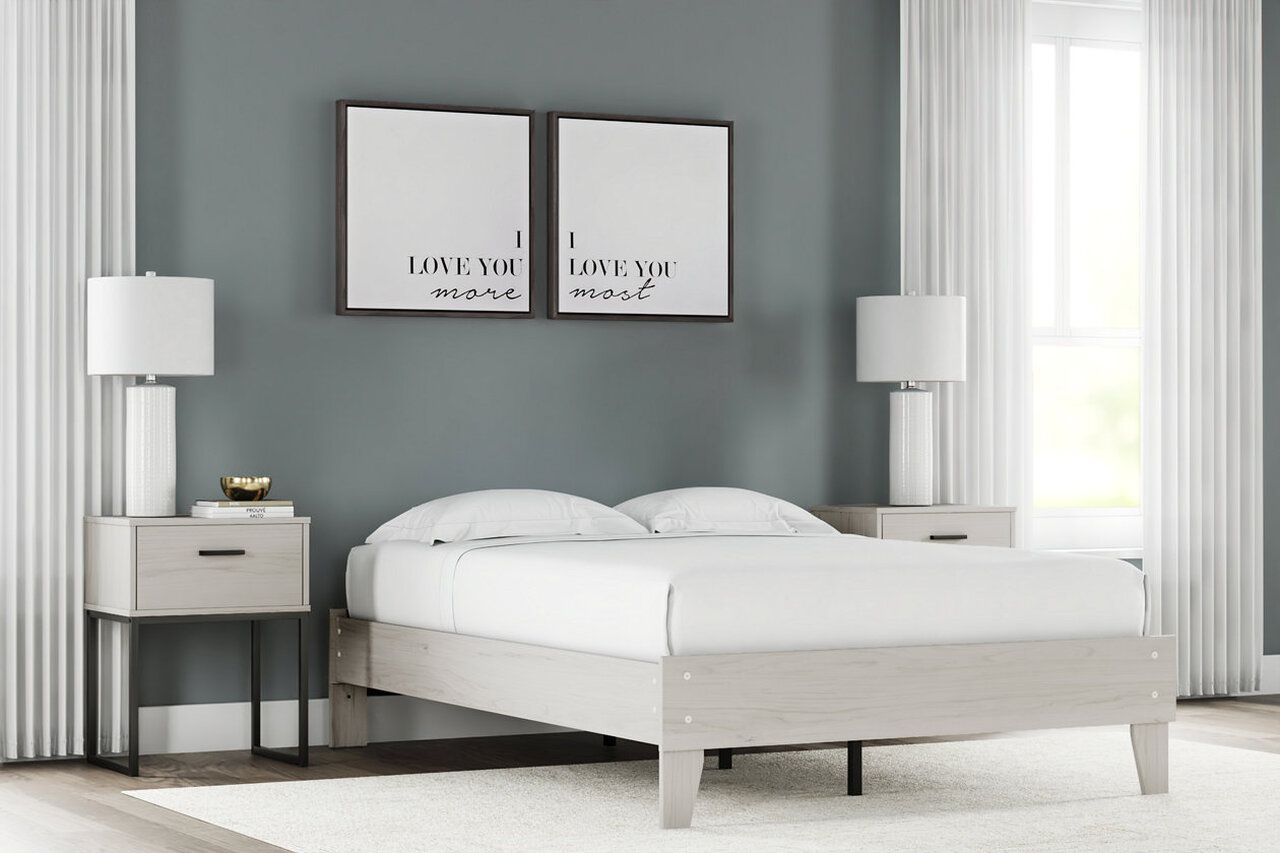 Socalle Natural Queen Platform Bed EB1864B1