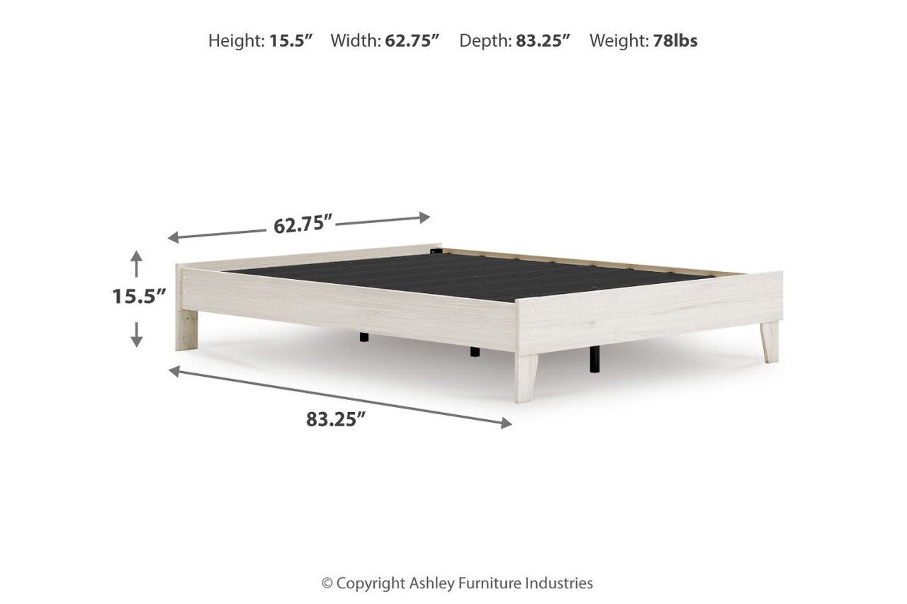 Socalle Natural Queen Platform Bed EB1864B1