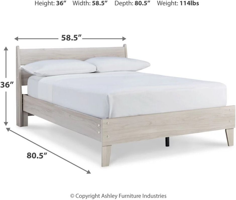 Socalle Natural Full Platform Bed EB1864B2