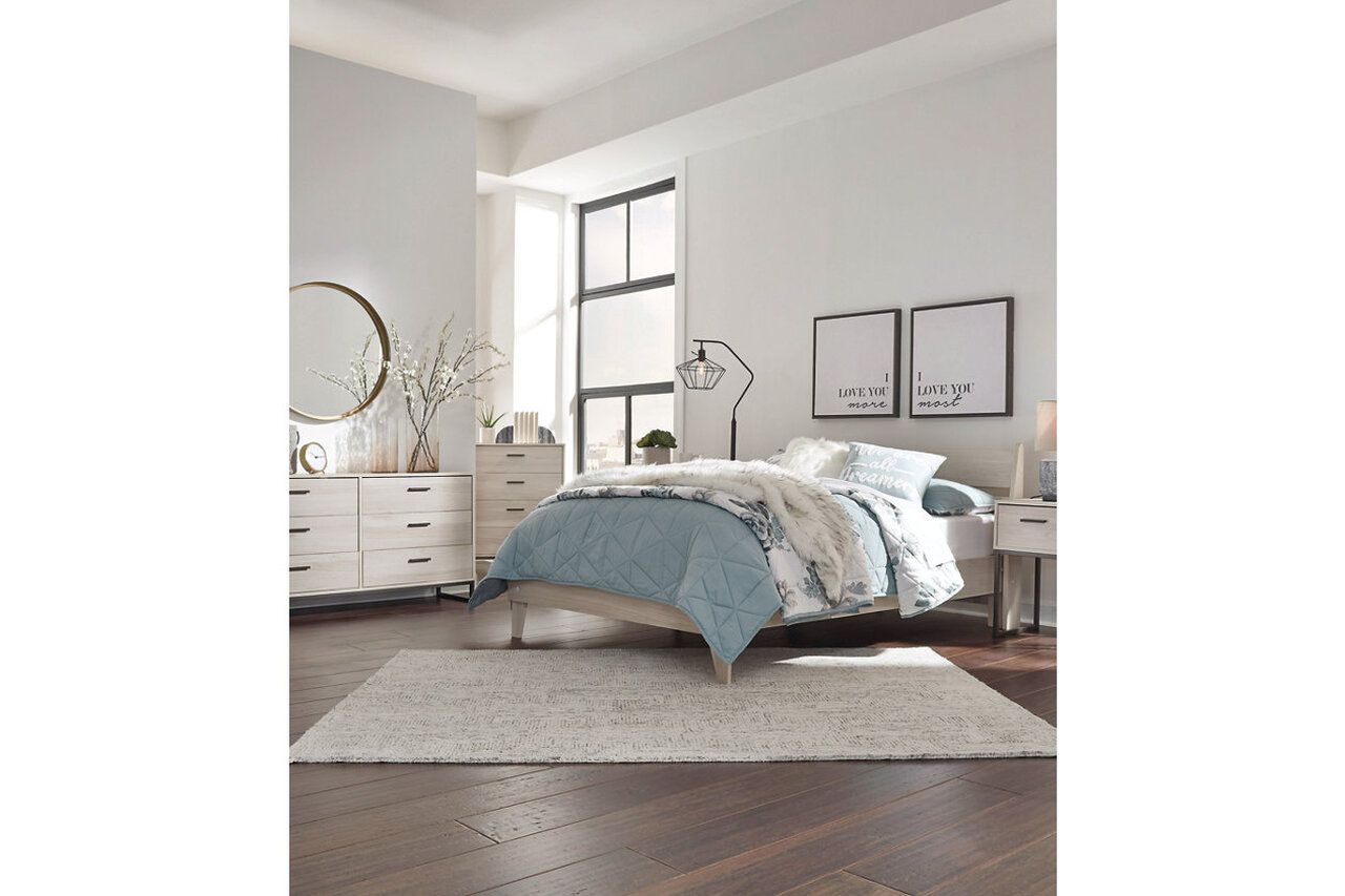 Socalle Natural Full Platform Bed EB1864B2