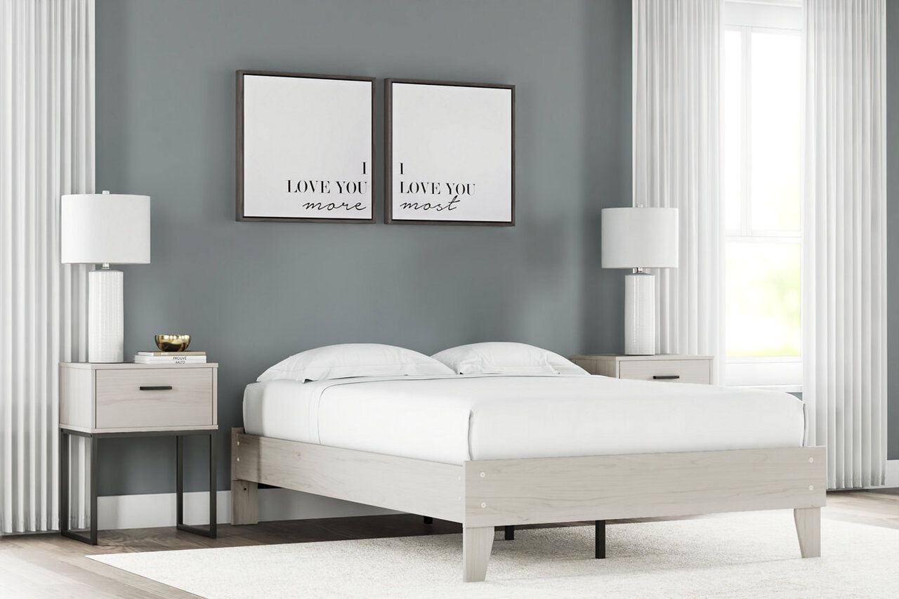 Socalle Natural Full Platform Bed EB1864B2