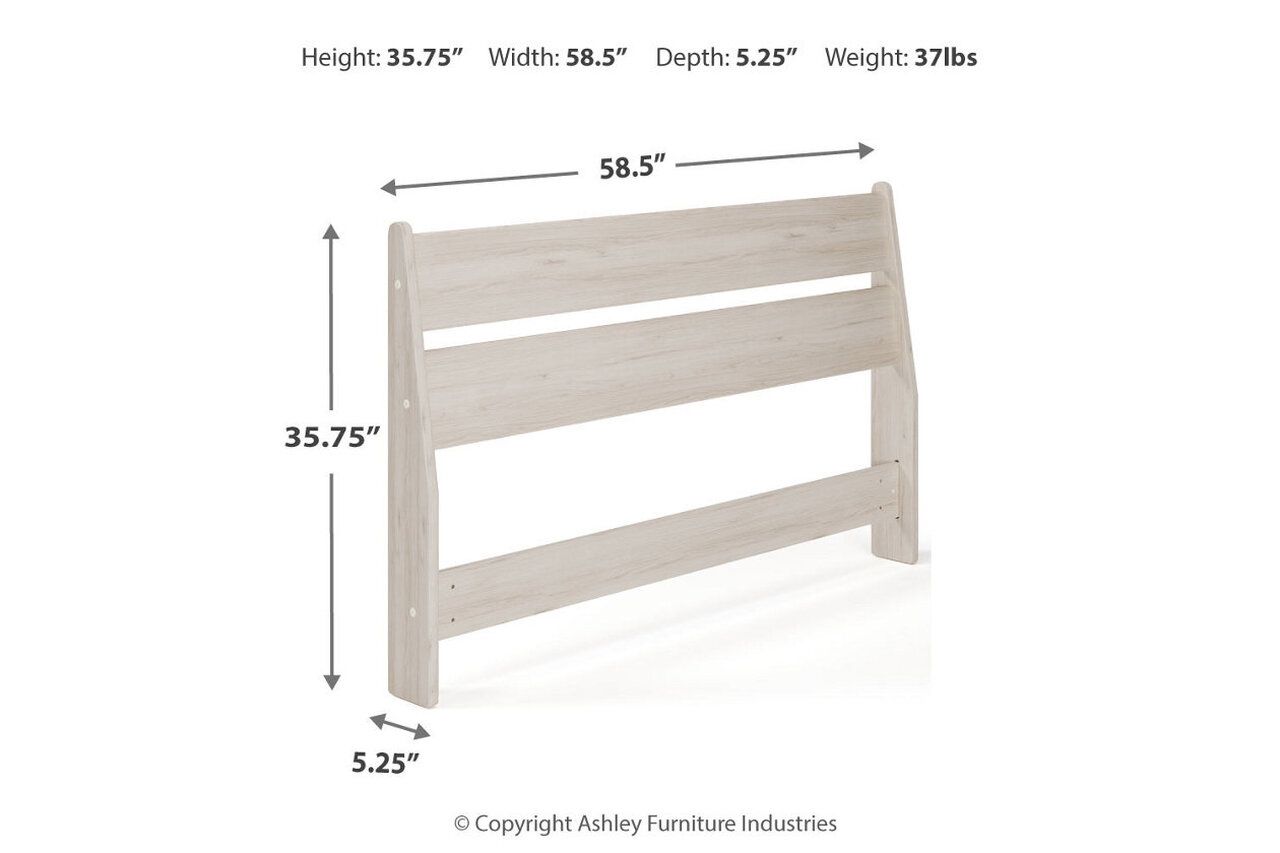 Socalle Natural Full Platform Bed EB1864B2