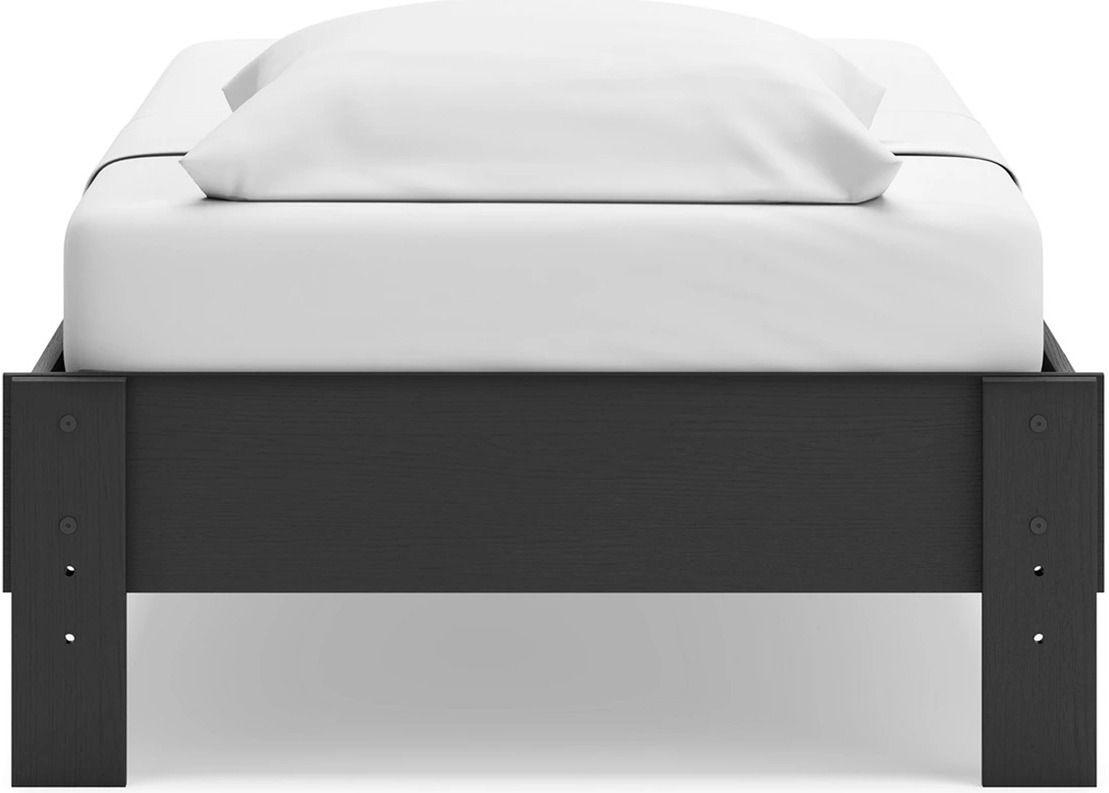 Socalle Twin Platform Bed In Black EB1865111