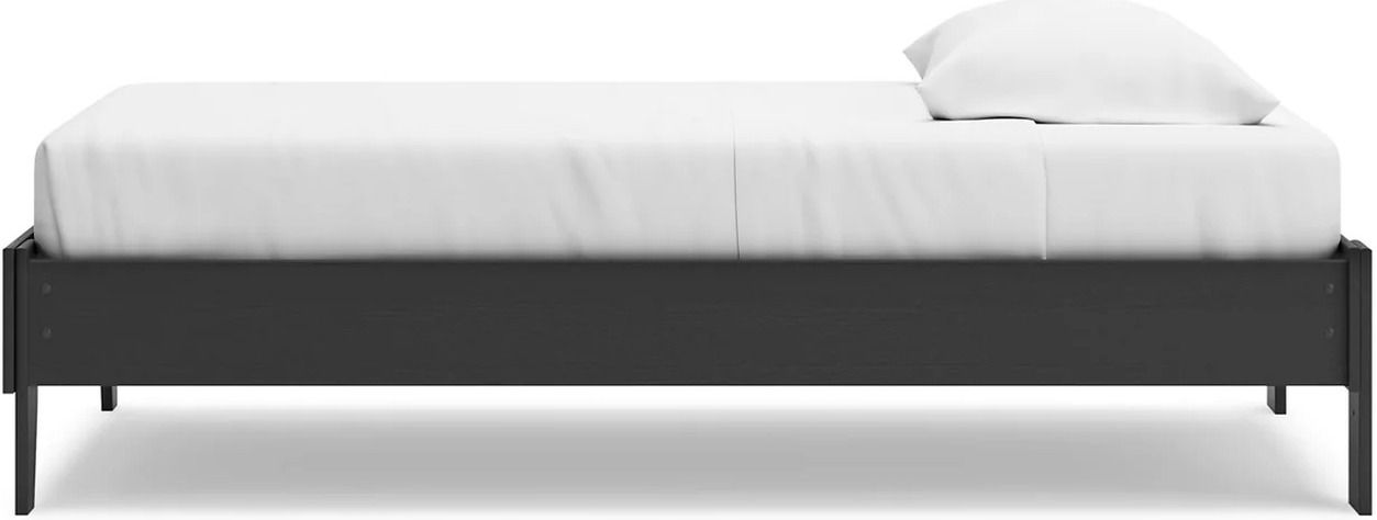 Socalle Twin Platform Bed In Black EB1865111