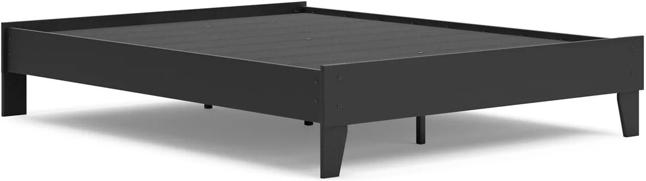 Socalle Queen Platform Bed In Black EB1865113