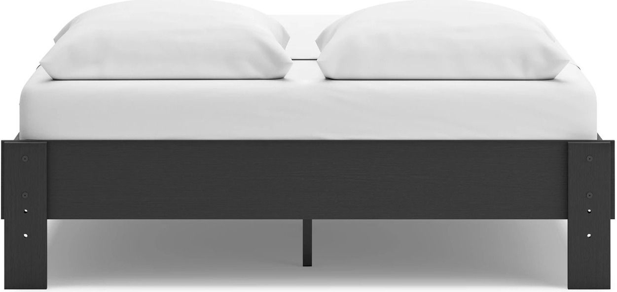 Socalle Queen Platform Bed In Black EB1865113