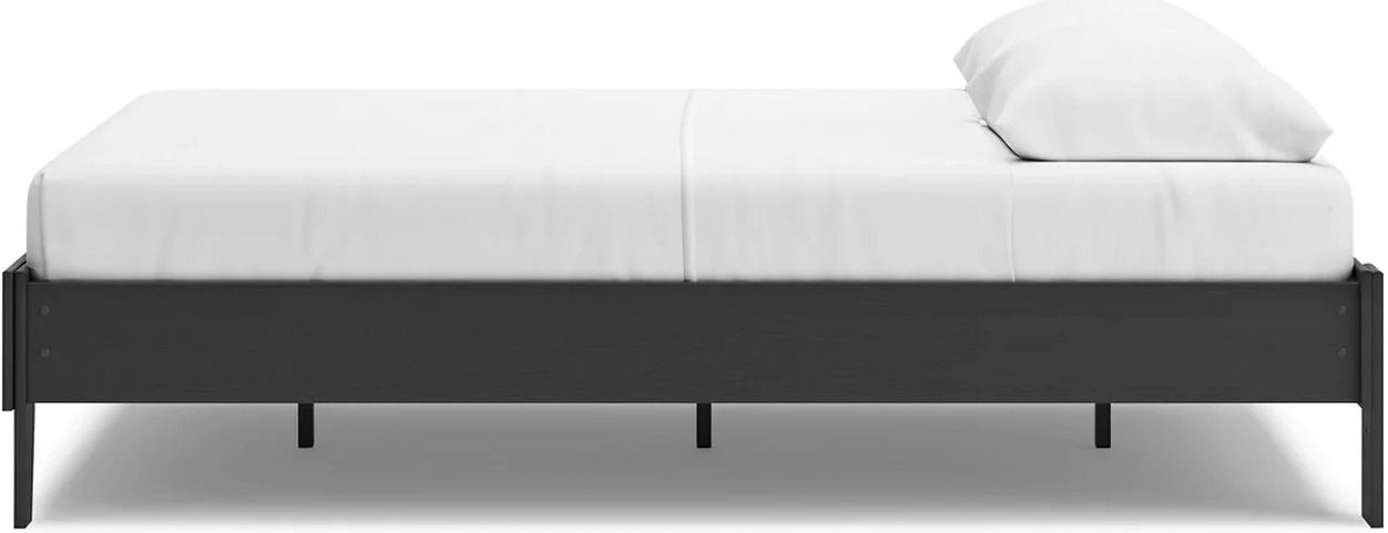 Socalle Queen Platform Bed In Black EB1865113