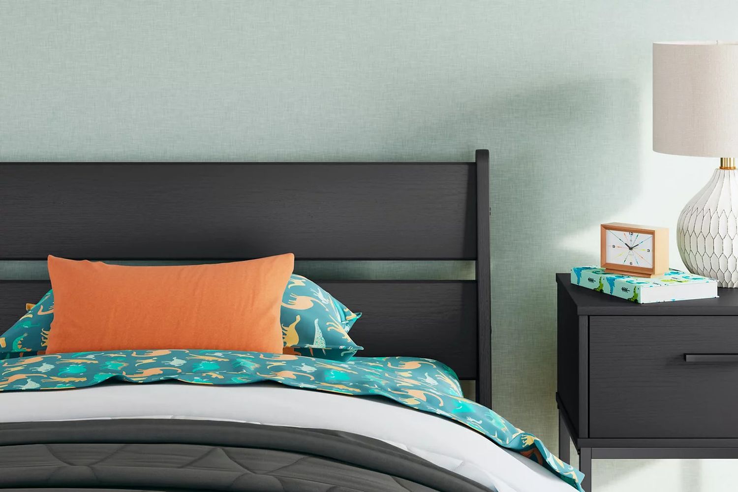 Socalle Twin Panel Headboard In Black EB1865155