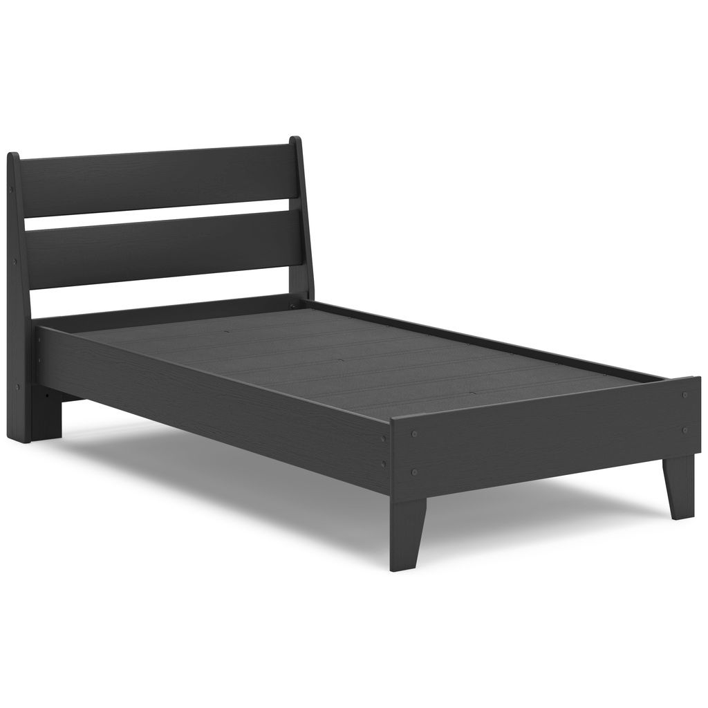 Socalle Twin Panel Headboard In Black EB1865155