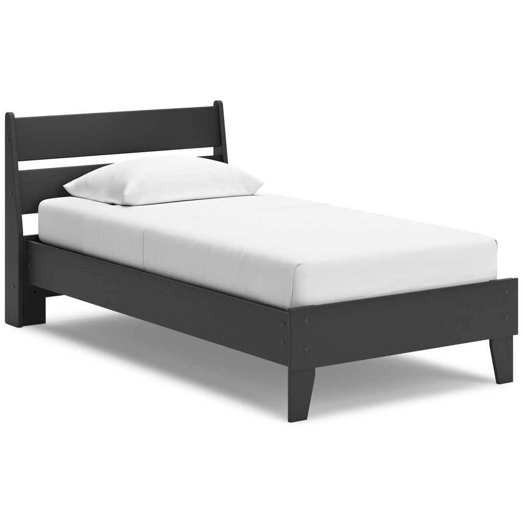 Socalle Twin Panel Headboard In Black EB1865155