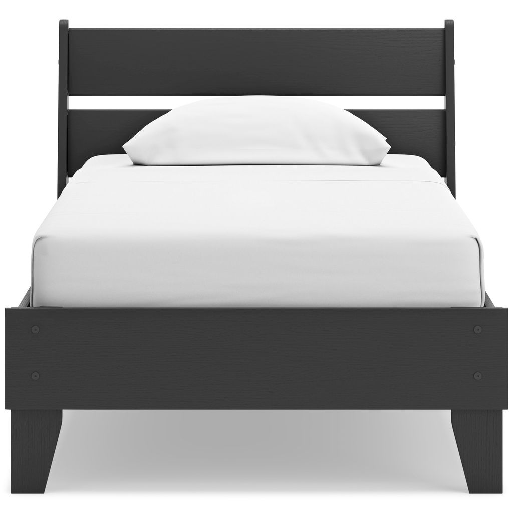 Socalle Twin Panel Headboard In Black EB1865155