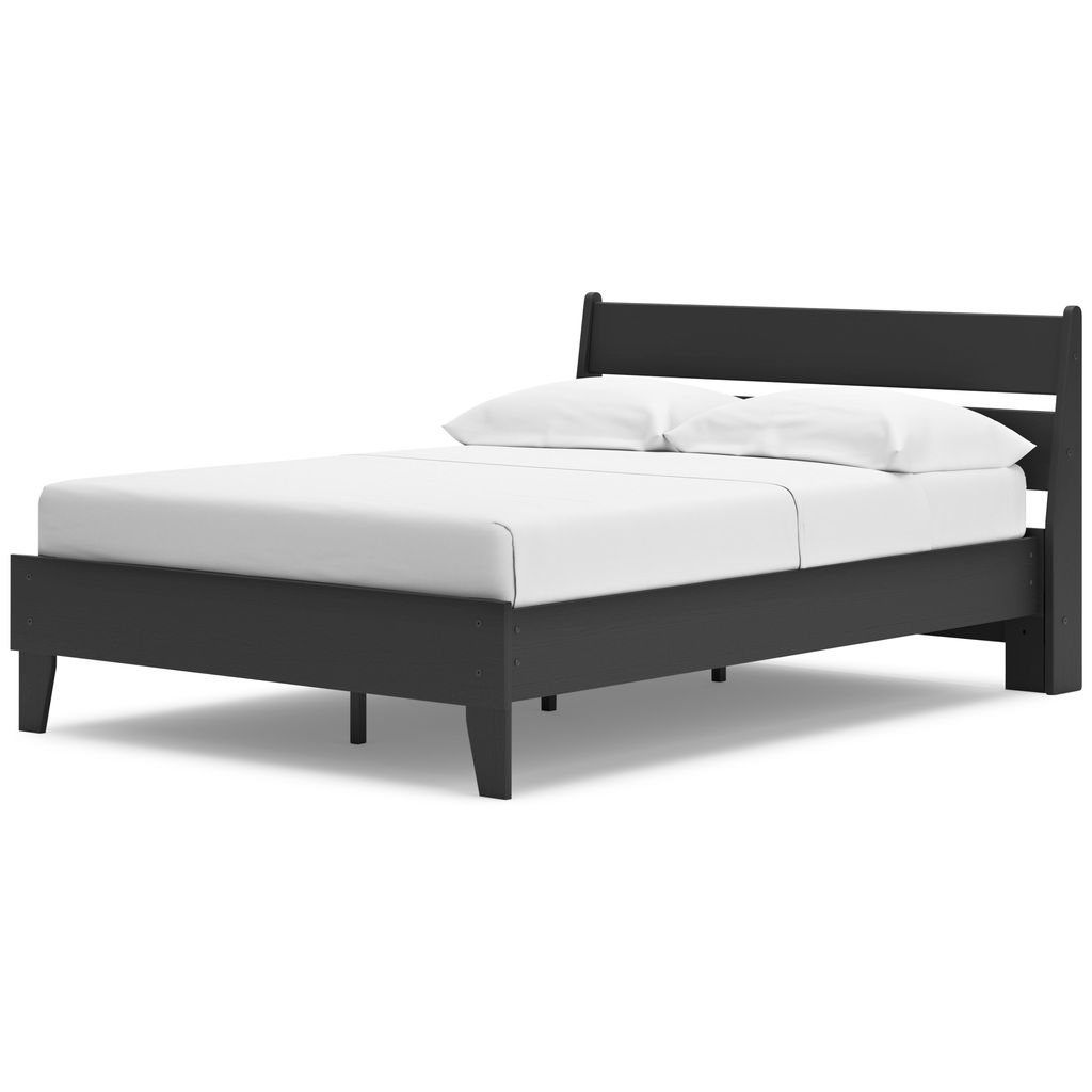 Socalle Full Panel Headboard In Black EB1865156
