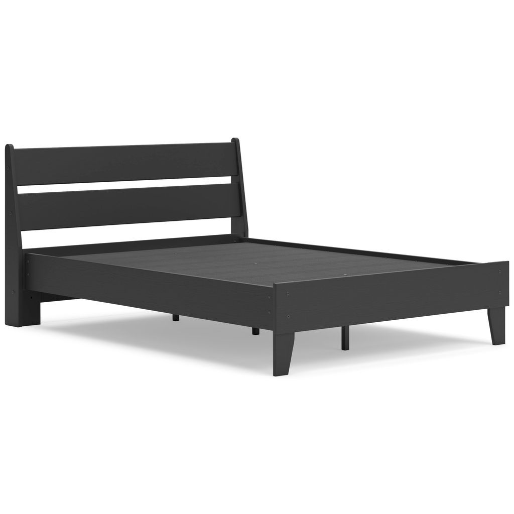 Socalle Full Panel Headboard In Black EB1865156