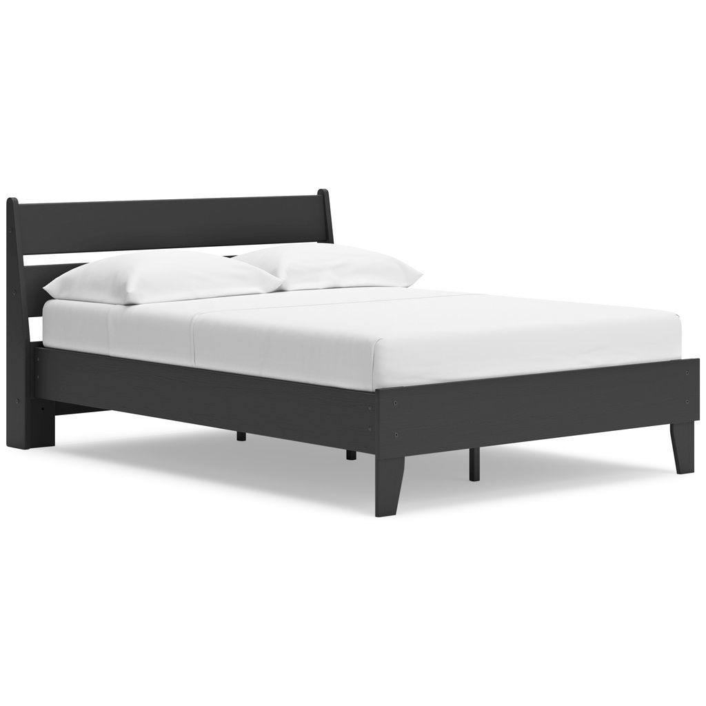Socalle Full Panel Headboard In Black EB1865156