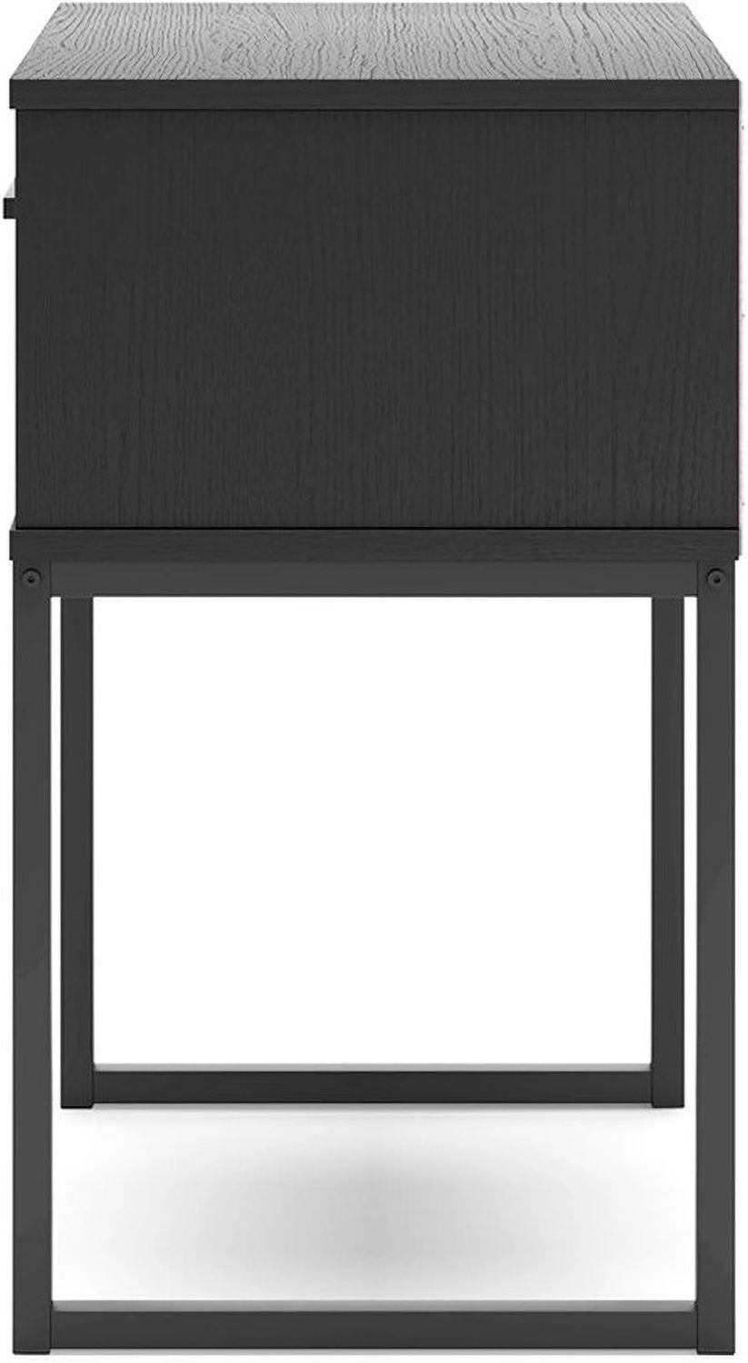 Socalle Nightstand In Black EB1865291