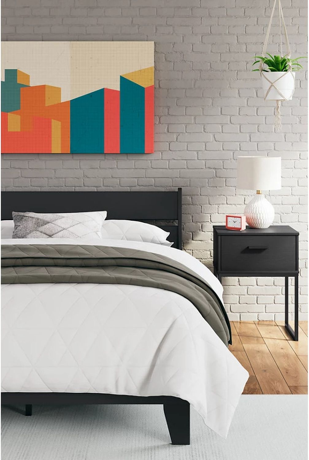Socalle Nightstand In Black EB1865291