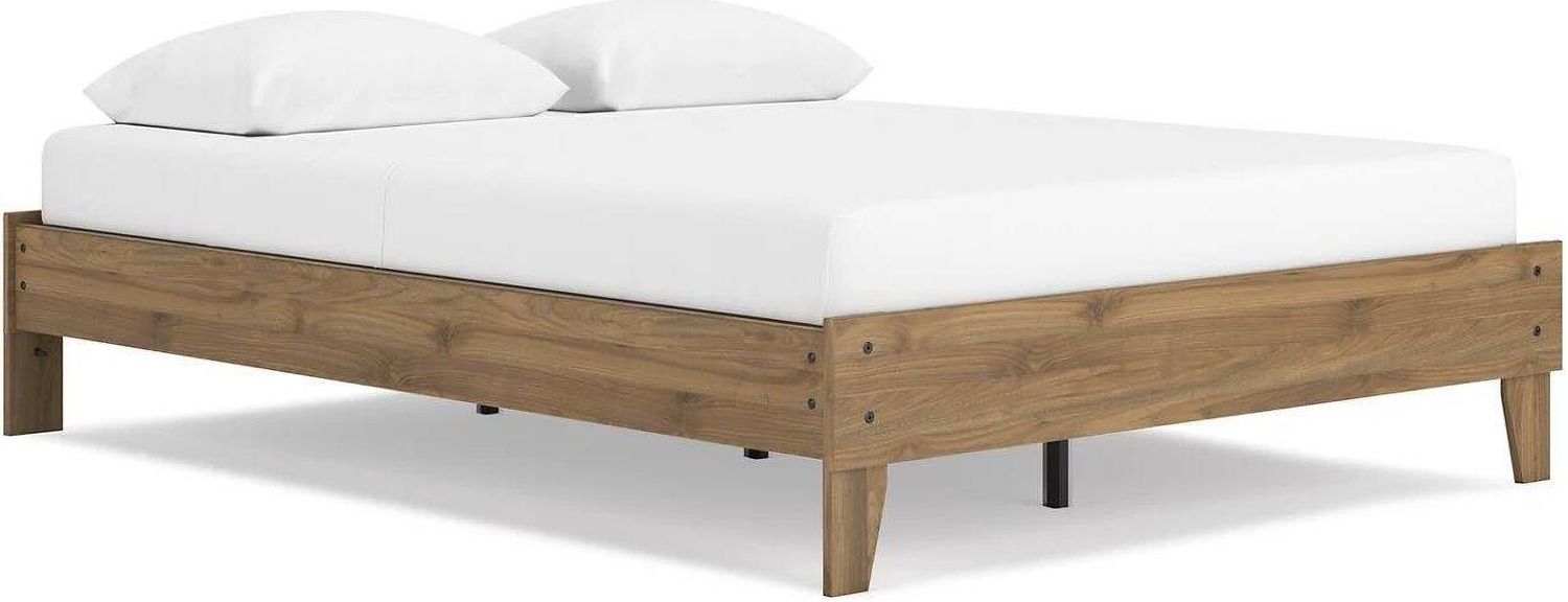 Deanlow Queen Platform Bed In Honey EB1866113