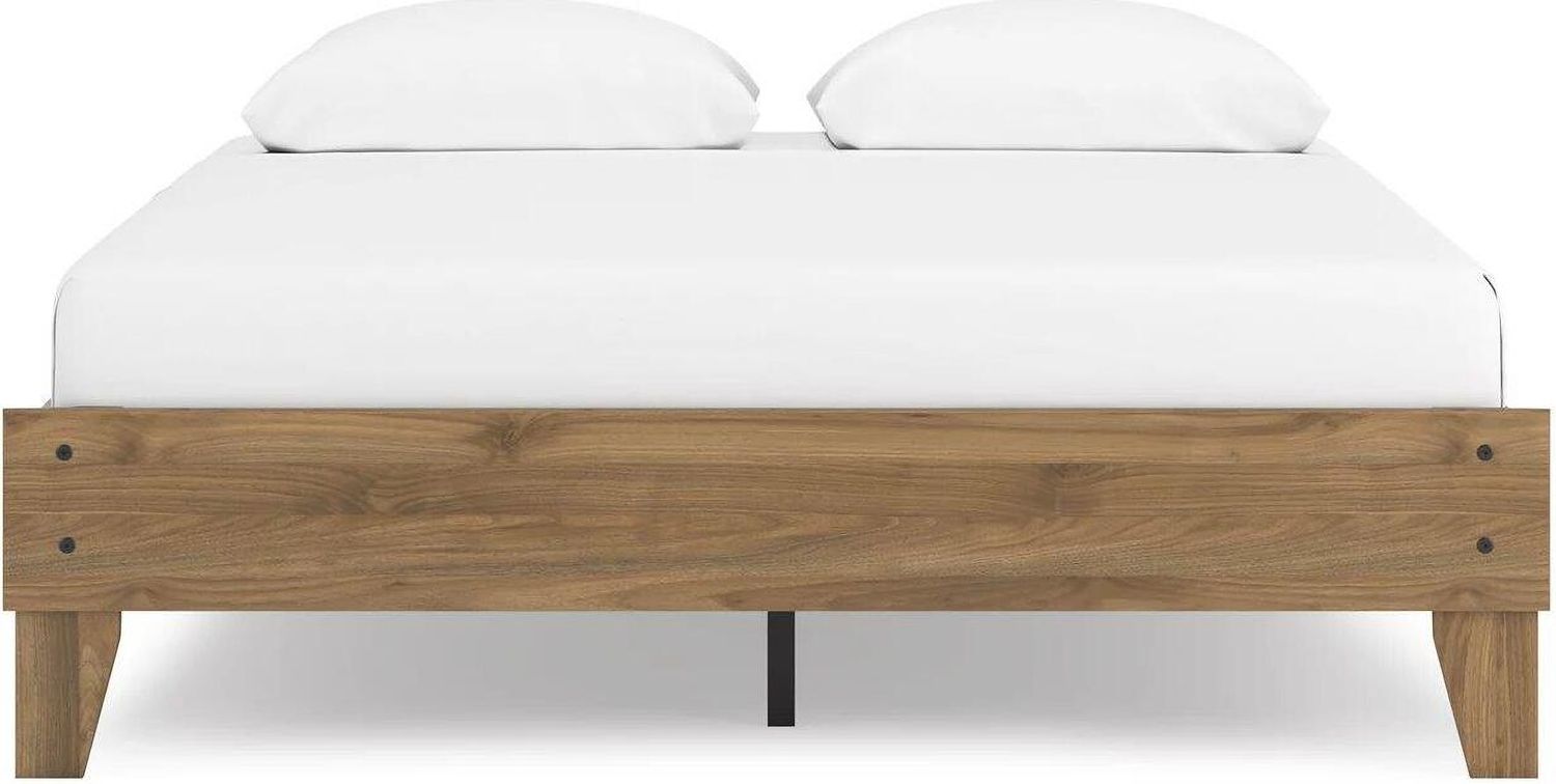 Deanlow Queen Platform Bed In Honey EB1866113