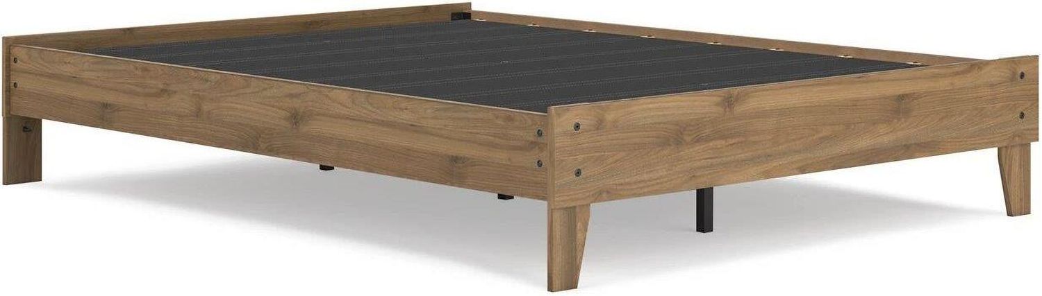 Deanlow Queen Platform Bed In Honey EB1866113