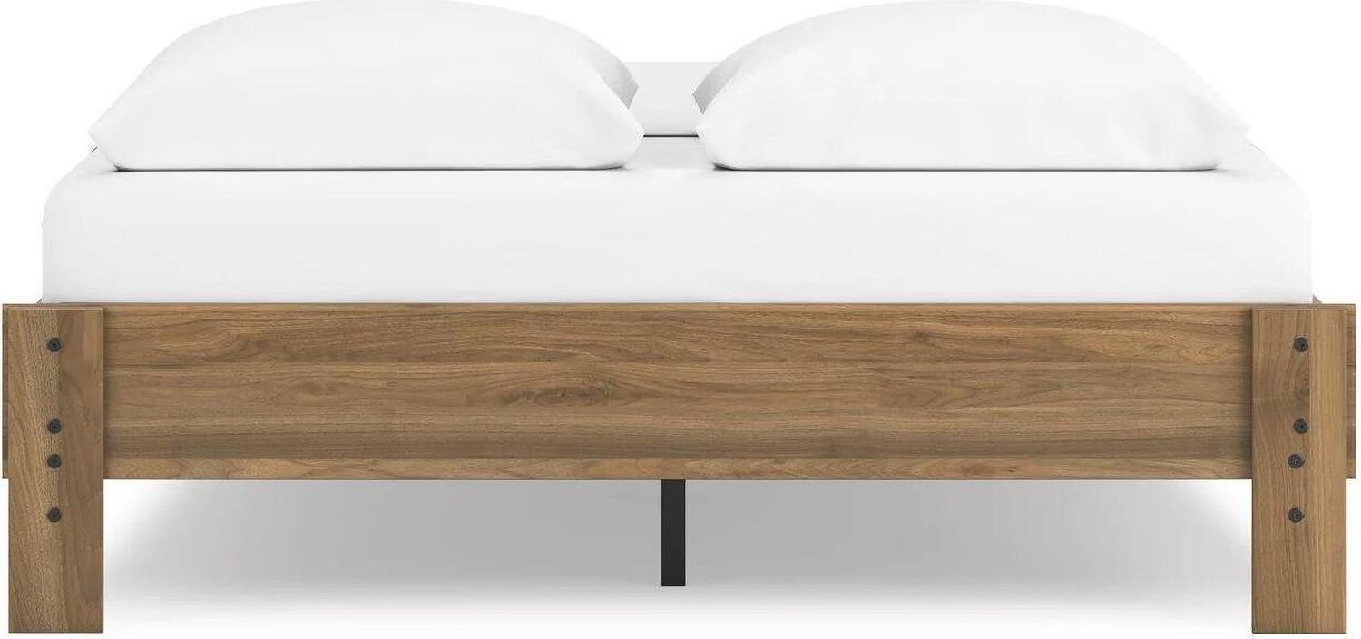 Deanlow Queen Platform Bed In Honey EB1866113