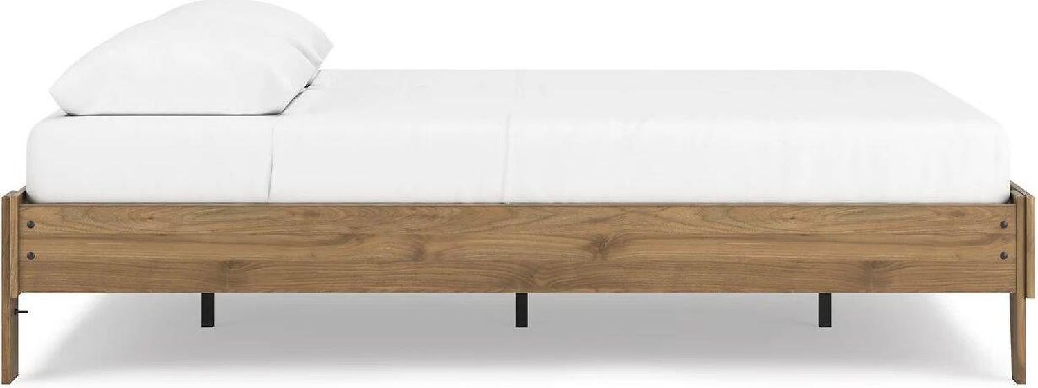 Deanlow Queen Platform Bed In Honey EB1866113