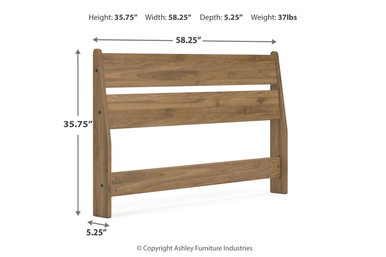 Deanlow Full Panel Headboard In Honey EB1866156