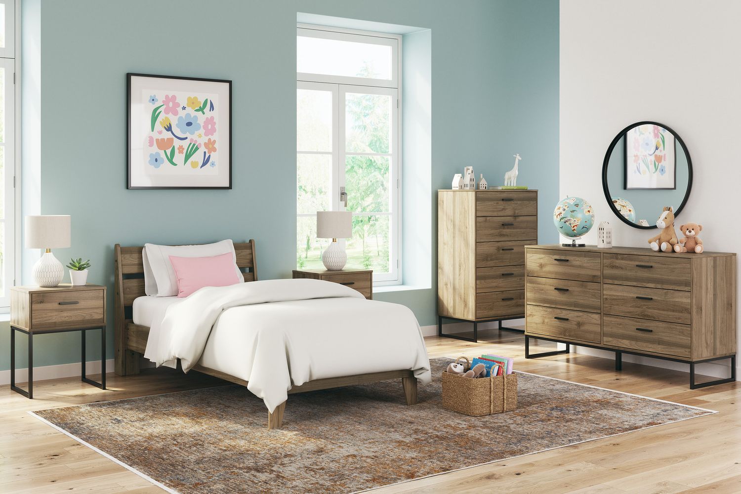 Deanlow Dresser In Honey EB1866231
