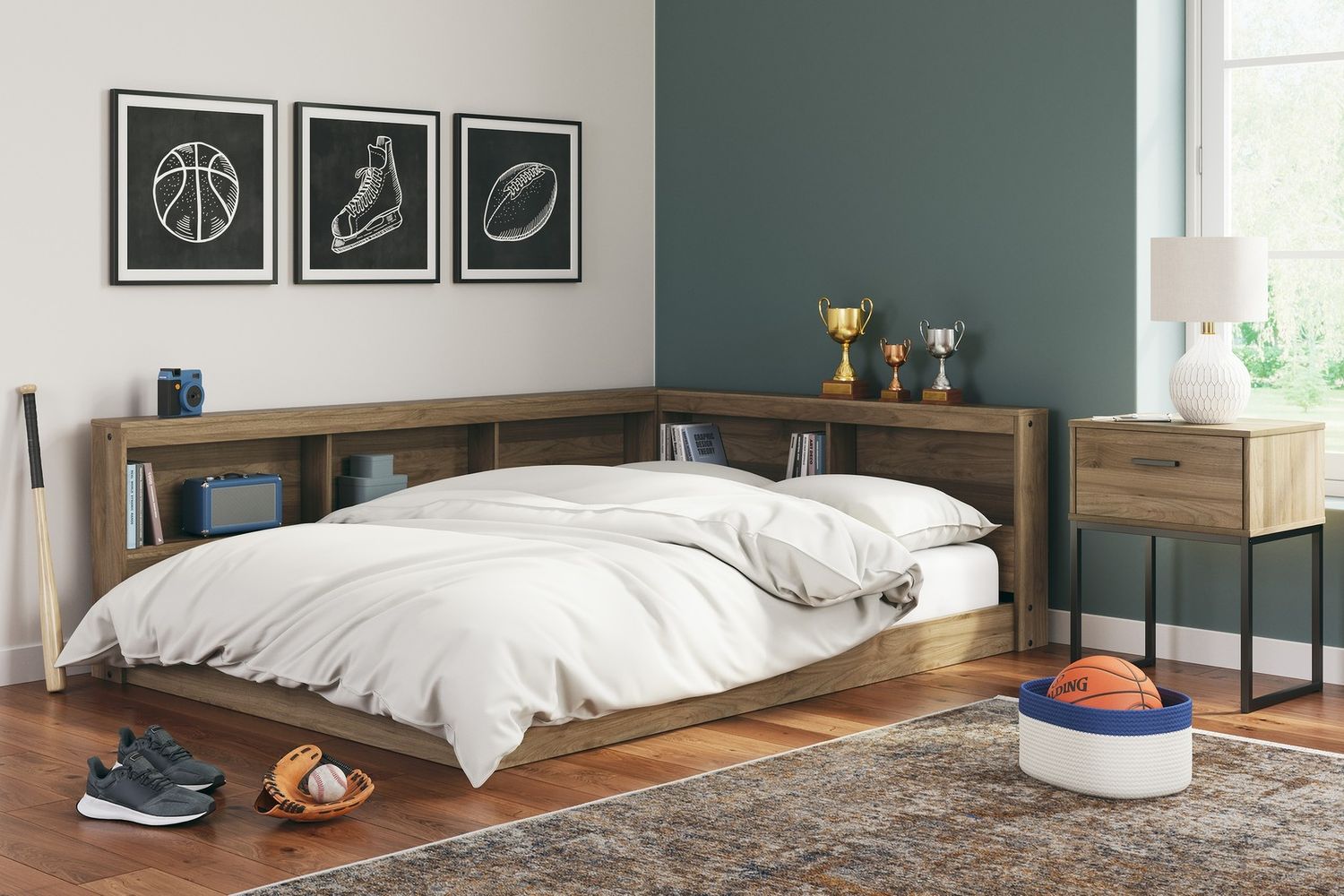 Deanlow Nightstand In Honey EB1866291