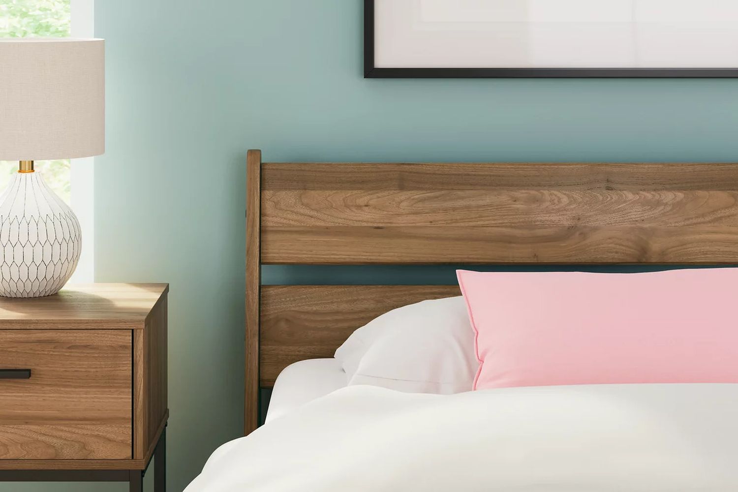Deanlow Twin Panel Bed In Honey EB1866B1